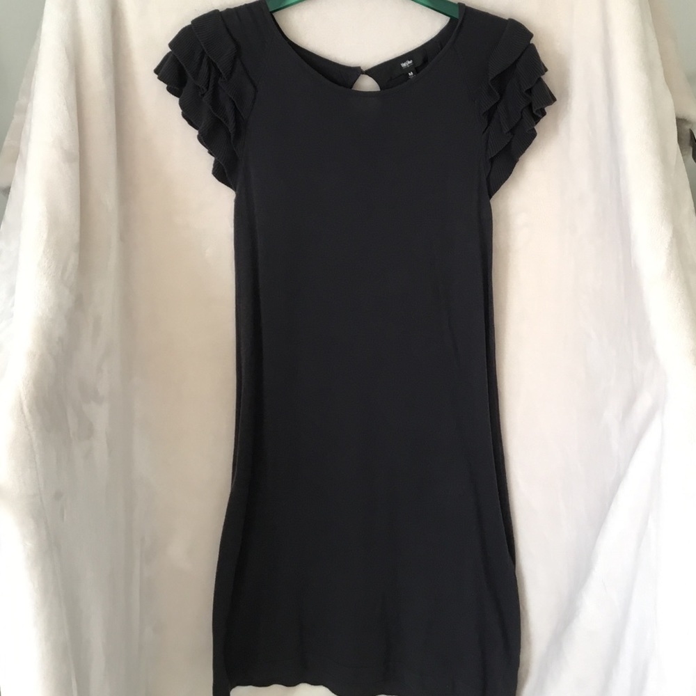 Sweater dress.  Medium 3 layer ruffle short sleeve